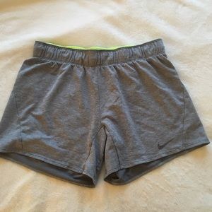 Dark grey Nike attack shorts